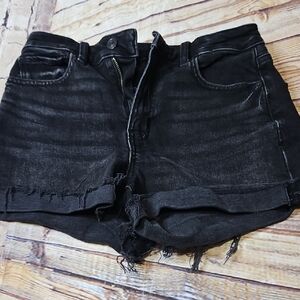 🔥American Eagle‎ Mom Shorts Stretch Black Size 2